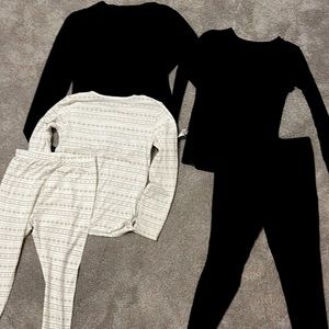 Under clothing to keep nice and warm